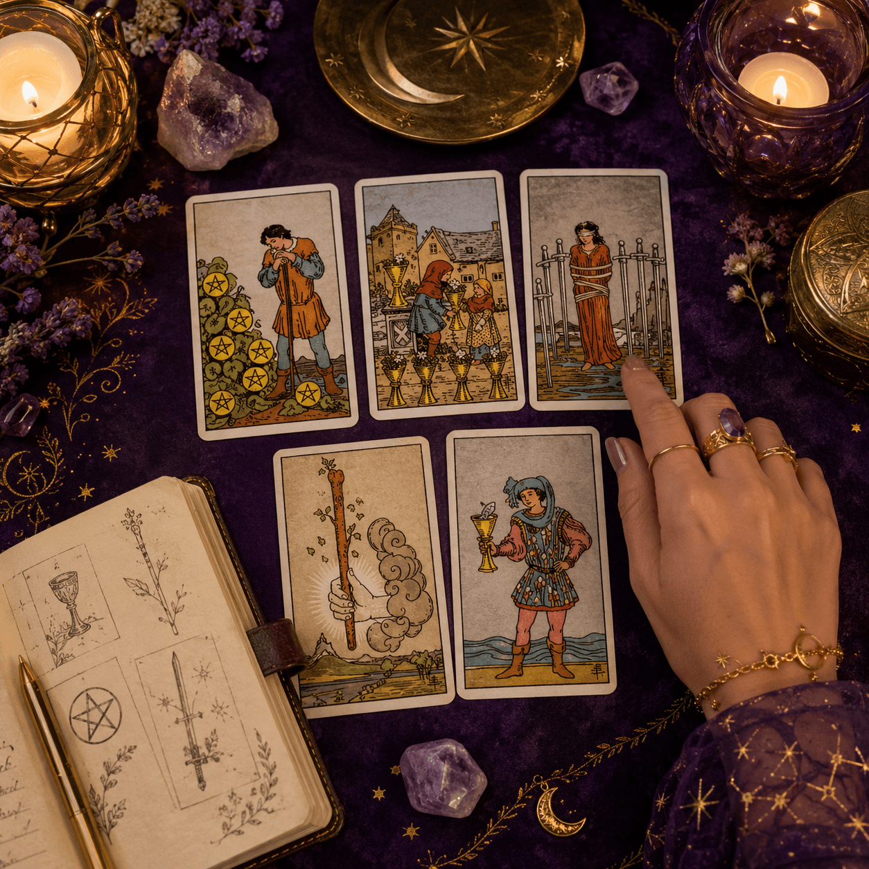 Lecturas, práctica y Arcanos Menores